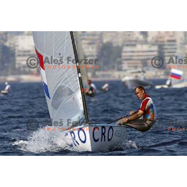 Kuret of Croatia in sailing during summer Olympic games in Athens 2004, Greece 