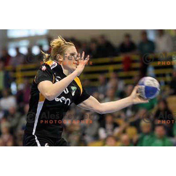  Neli Irman of Zagorje Gen1 in action during handball match Zagorje Gen1- Krim Mercator in semi-final of Slovenian Cup, played in Zagorje on April 2, 2011 