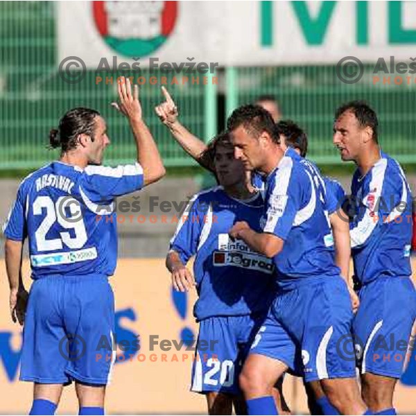 action during football match between Factor and Bela Krajina in Prva liga Telekom Slovenije,Ljubljana on October, 22, 2006