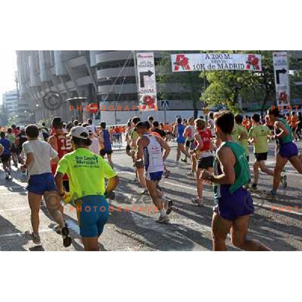 Maraton y 10k de Madrid, international marathon (42.195 m) and 10 km race in capital city of Spain on April 17, 2011 