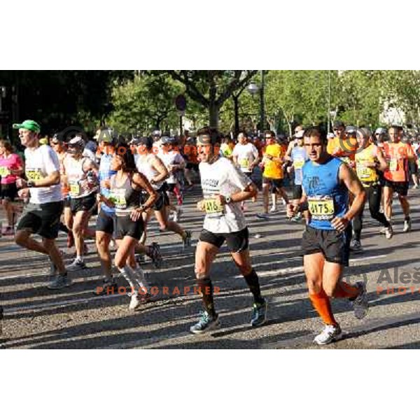 Maraton y 10k de Madrid, international marathon (42.195 m) and 10 km race in capital city of Spain on April 17, 2011 