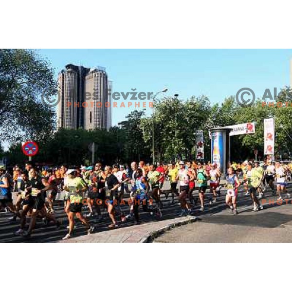 Maraton y 10k de Madrid, international marathon (42.195 m) and 10 km race in capital city of Spain on April 17, 2011 