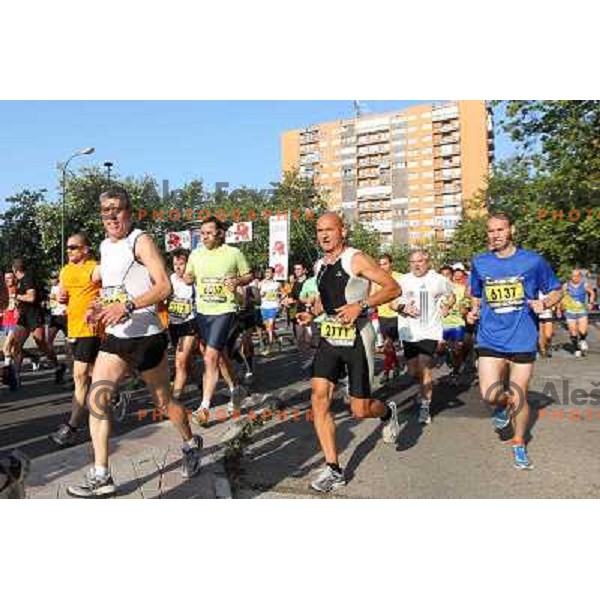 Maraton y 10k de Madrid, international marathon (42.195 m) and 10 km race in capital city of Spain on April 17, 2011 