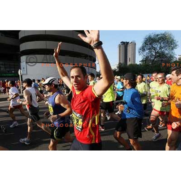 Maraton y 10k de Madrid, international marathon (42.195 m) and 10 km race in capital city of Spain on April 17, 2011 