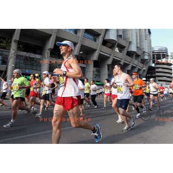 Maraton y 10k de Madrid, international marathon (42.195 m) and 10 km race in capital city of Spain on April 17, 2011 