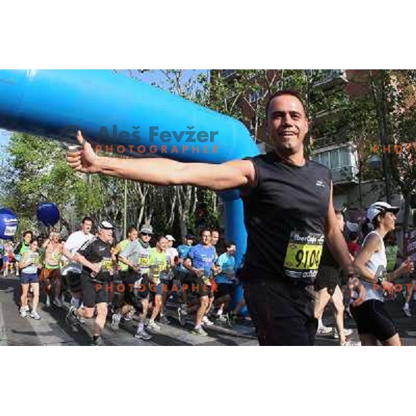 Maraton y 10k de Madrid, international marathon (42.195 m) and 10 km race in capital city of Spain on April 17, 2011 