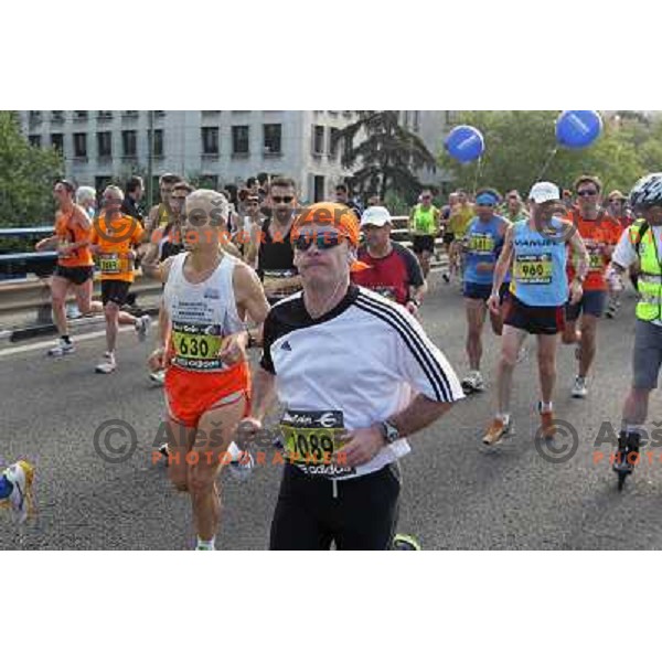 Maraton y 10k de Madrid, international marathon (42.195 m) and 10 km race in capital city of Spain on April 17, 2011 