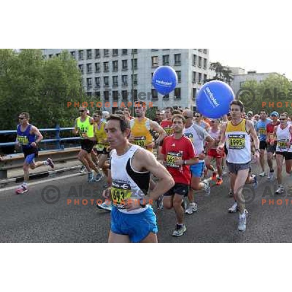 Maraton y 10k de Madrid, international marathon (42.195 m) and 10 km race in capital city of Spain on April 17, 2011 