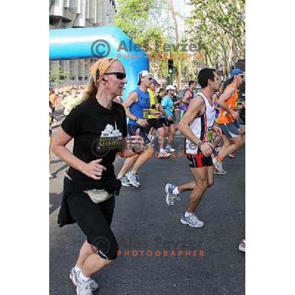 Maraton y 10k de Madrid, international marathon (42.195 m) and 10 km race in capital city of Spain on April 17, 2011 