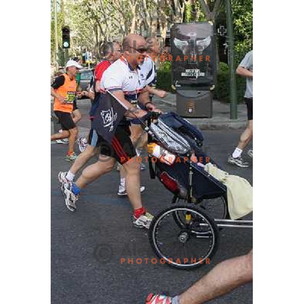 Maraton y 10k de Madrid, international marathon (42.195 m) and 10 km race in capital city of Spain on April 17, 2011 