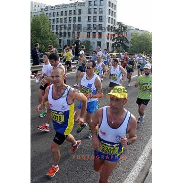 Maraton y 10k de Madrid, international marathon (42.195 m) and 10 km race in capital city of Spain on April 17, 2011 