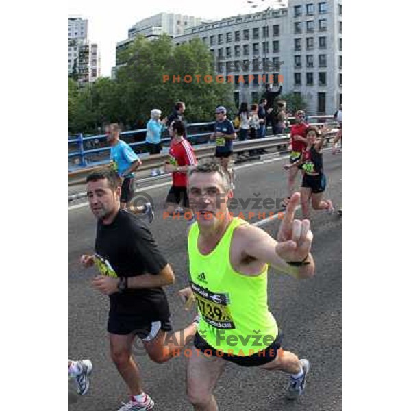 Maraton y 10k de Madrid, international marathon (42.195 m) and 10 km race in capital city of Spain on April 17, 2011 