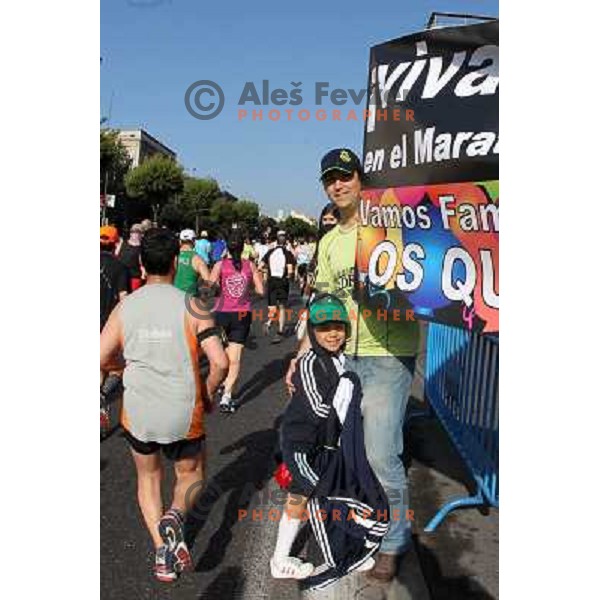 Maraton y 10k de Madrid, international marathon (42.195 m) and 10 km race in capital city of Spain on April 17, 2011 