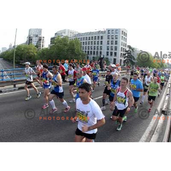 Maraton y 10k de Madrid, international marathon (42.195 m) and 10 km race in capital city of Spain on April 17, 2011 