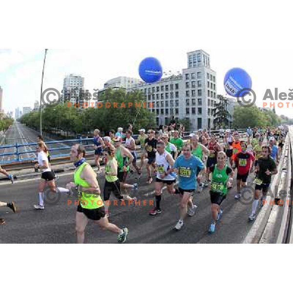 Maraton y 10k de Madrid, international marathon (42.195 m) and 10 km race in capital city of Spain on April 17, 2011 