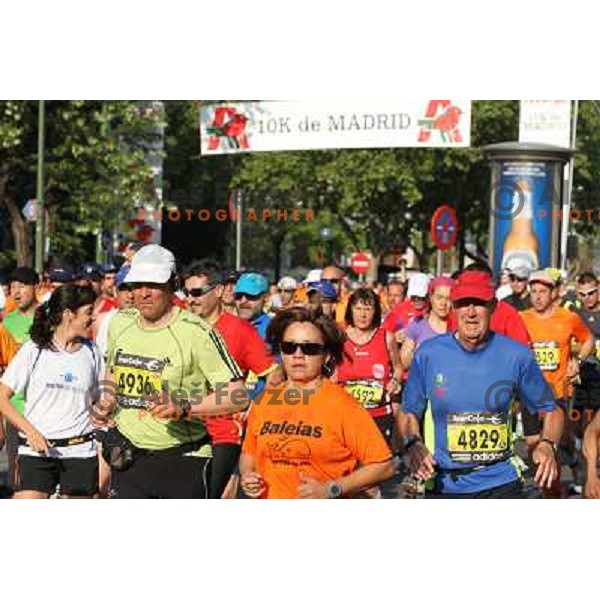 Maraton y 10k de Madrid, international marathon (42.195 m) and 10 km race in capital city of Spain on April 17, 2011 