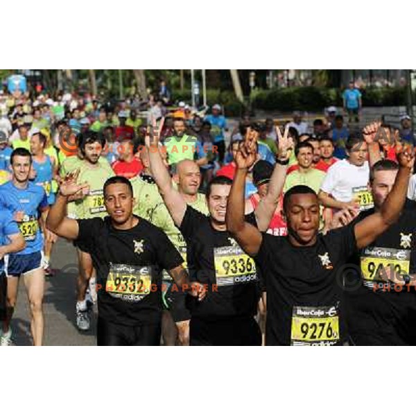 Maraton y 10k de Madrid, international marathon (42.195 m) and 10 km race in capital city of Spain on April 17, 2011 