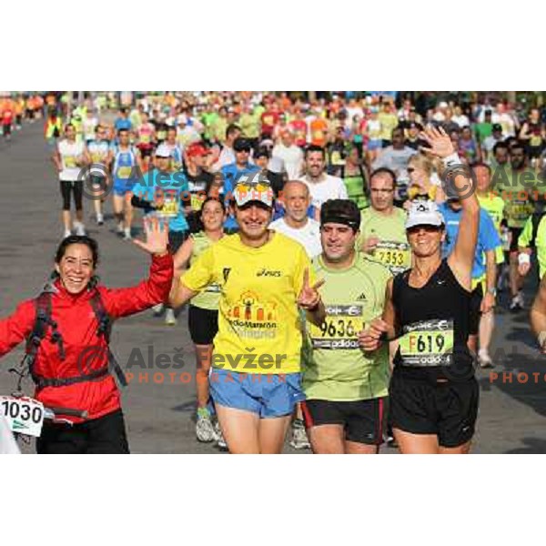 Maraton y 10k de Madrid, international marathon (42.195 m) and 10 km race in capital city of Spain on April 17, 2011 