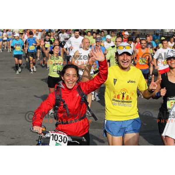 Maraton y 10k de Madrid, international marathon (42.195 m) and 10 km race in capital city of Spain on April 17, 2011 