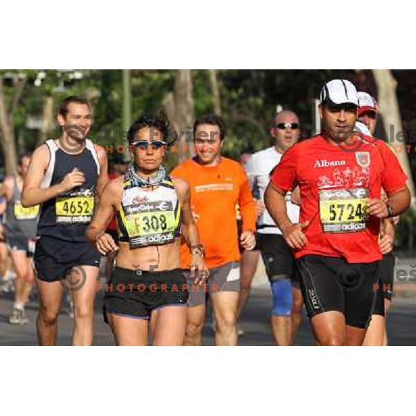 Maraton y 10k de Madrid, international marathon (42.195 m) and 10 km race in capital city of Spain on April 17, 2011 