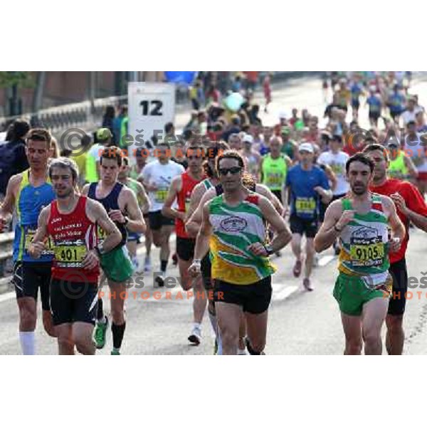 Maraton y 10k de Madrid, international marathon (42.195 m) and 10 km race in capital city of Spain on April 17, 2011 