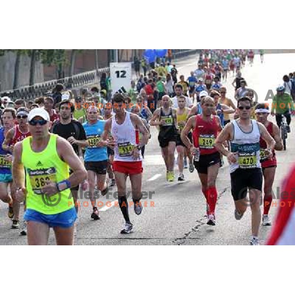 Maraton y 10k de Madrid, international marathon (42.195 m) and 10 km race in capital city of Spain on April 17, 2011 