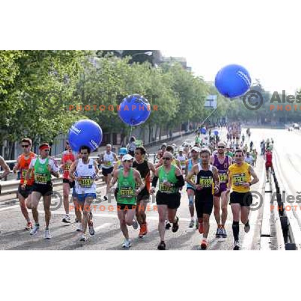 Maraton y 10k de Madrid, international marathon (42.195 m) and 10 km race in capital city of Spain on April 17, 2011 