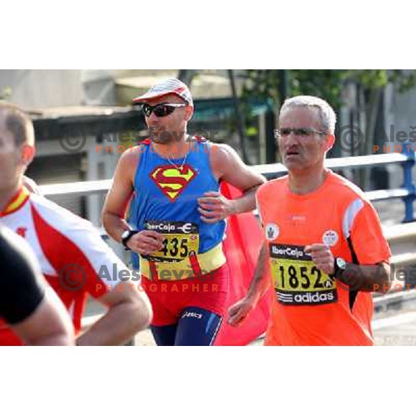 Maraton y 10k de Madrid, international marathon (42.195 m) and 10 km race in capital city of Spain on April 17, 2011 
