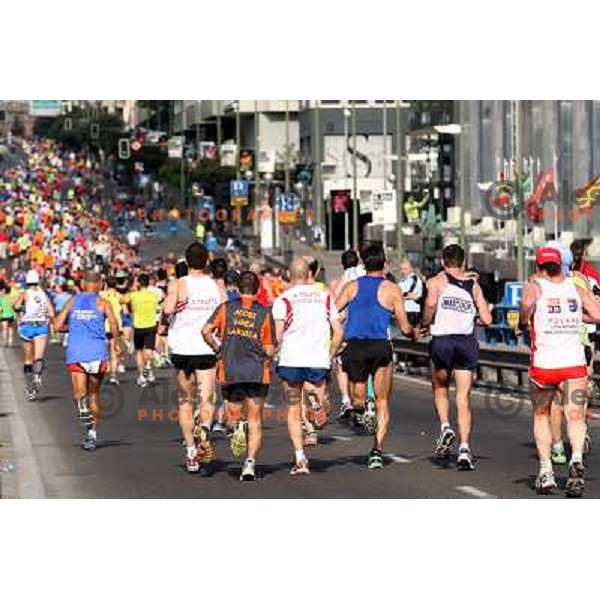 Maraton y 10k de Madrid, international marathon (42.195 m) and 10 km race in capital city of Spain on April 17, 2011 