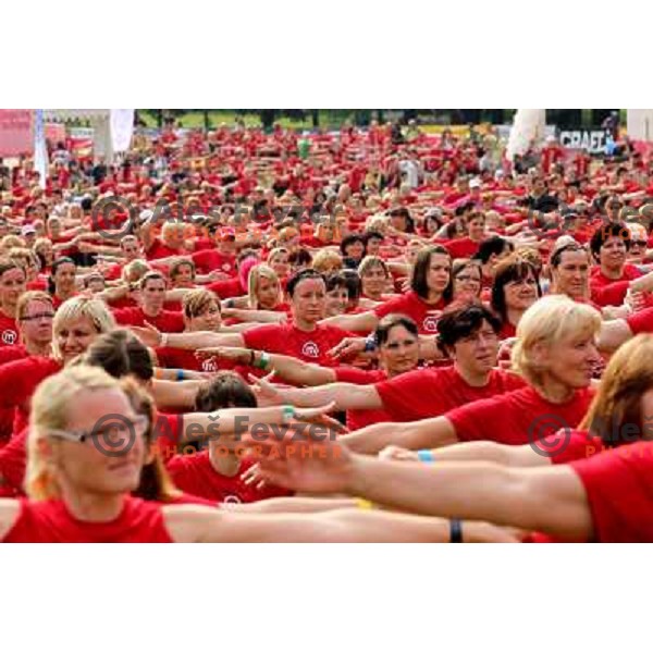 6. DM run for women and Oskar\'s run for kids in Tivoli park, Ljubljana, Slovenia on June 4,2011 