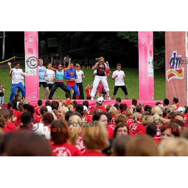 6. DM run for women and Oskar\'s run for kids in Tivoli park, Ljubljana, Slovenia on June 4,2011 