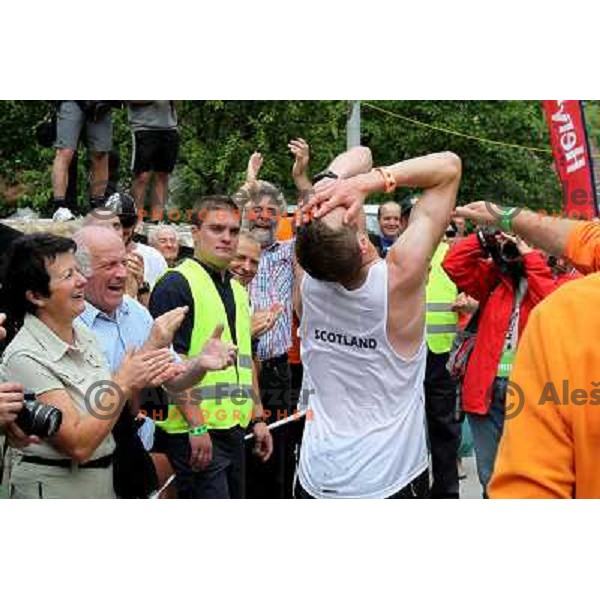 400 runners from 21 countries took part at 8th World Long Distance Mountain Running Challenge in Slovenia on June 18, 2011. Start in Petrovo Brdo, finish in Podbrdo, 37.5 km with total of 5300 meters of climbs and descents 