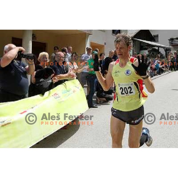 Simon Alic and 400 runners from 21 countries took part at 8th World Long Distance Mountain Running Challenge in Slovenia on June 18, 2011. Start in Petrovo Brdo, finish in Podbrdo, 37.5 km with total of 5300 meters of climbs and descents 