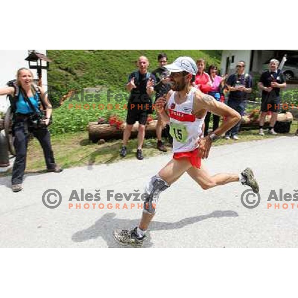 400 runners from 21 countries took part at 8th World Long Distance Mountain Running Challenge in Slovenia on June 18, 2011. Start in Petrovo Brdo, finish in Podbrdo, 37.5 km with total of 5300 meters of climbs and descents 