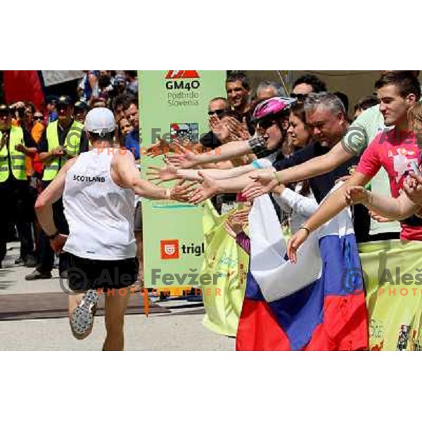 400 runners from 21 countries took part at 8th World Long Distance Mountain Running Challenge in Slovenia on June 18, 2011. Start in Petrovo Brdo, finish in Podbrdo, 37.5 km with total of 5300 meters of climbs and descents 