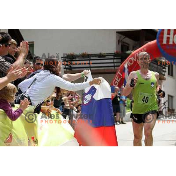 400 runners from 21 countries took part at 8th World Long Distance Mountain Running Challenge in Slovenia on June 18, 2011. Start in Petrovo Brdo, finish in Podbrdo, 37.5 km with total of 5300 meters of climbs and descents 