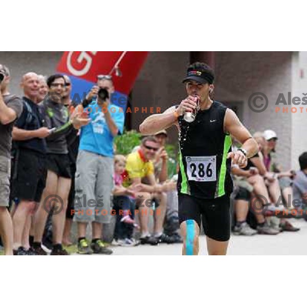 400 runners from 21 countries took part at 8th World Long Distance Mountain Running Challenge in Slovenia on June 18, 2011. Start in Petrovo Brdo, finish in Podbrdo, 37.5 km with total of 5300 meters of climbs and descents 