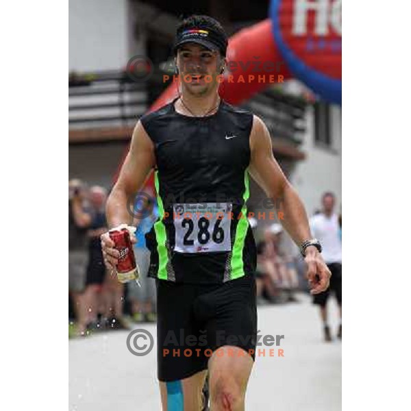 400 runners from 21 countries took part at 8th World Long Distance Mountain Running Challenge in Slovenia on June 18, 2011. Start in Petrovo Brdo, finish in Podbrdo, 37.5 km with total of 5300 meters of climbs and descents 