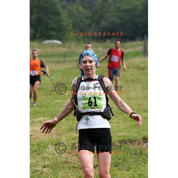 400 runners from 21 countries took part at 8th World Long Distance Mountain Running Challenge in Slovenia on June 18, 2011. Start in Petrovo Brdo, finish in Podbrdo, 37.5 km with total of 5300 meters of climbs and descents 