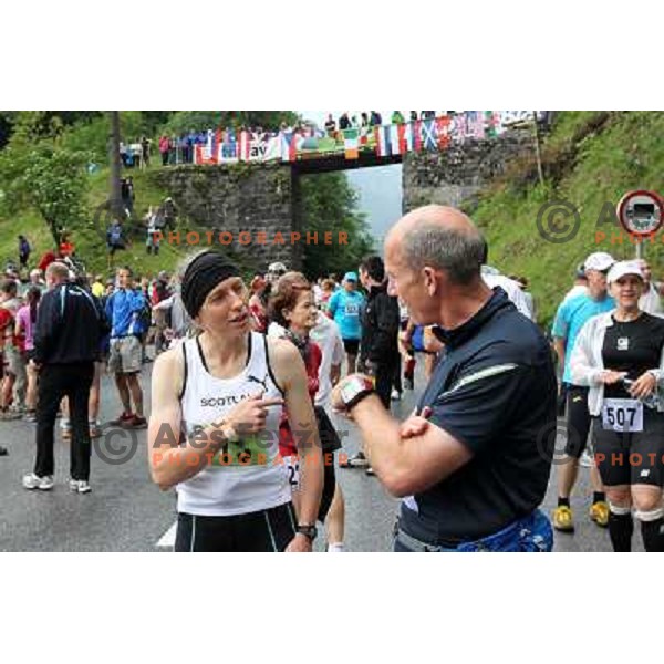 400 runners from 21 countries took part at 8th World Long Distance Mountain Running Challenge in Slovenia on June 18, 2011. Start in Petrovo Brdo, finish in Podbrdo, 37.5 km with total of 5300 meters of climbs and descents 