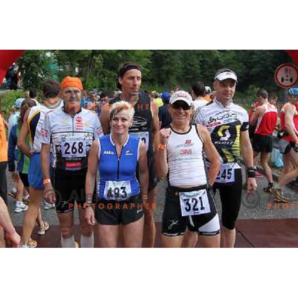 400 runners from 21 countries took part at 8th World Long Distance Mountain Running Challenge in Slovenia on June 18, 2011. Start in Petrovo Brdo, finish in Podbrdo, 37.5 km with total of 5300 meters of climbs and descents 