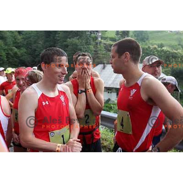 400 runners from 21 countries took part at 8th World Long Distance Mountain Running Challenge in Slovenia on June 18, 2011. Start in Petrovo Brdo, finish in Podbrdo, 37.5 km with total of 5300 meters of climbs and descents 