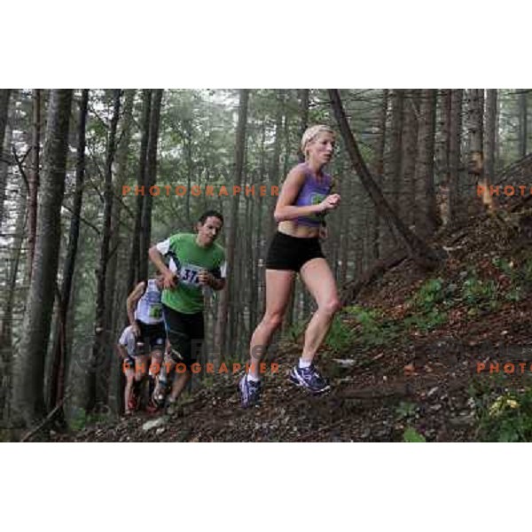 400 runners from 21 countries took part at 8th World Long Distance Mountain Running Challenge in Slovenia on June 18, 2011. Start in Petrovo Brdo, finish in Podbrdo, 37.5 km with total of 5300 meters of climbs and descents 