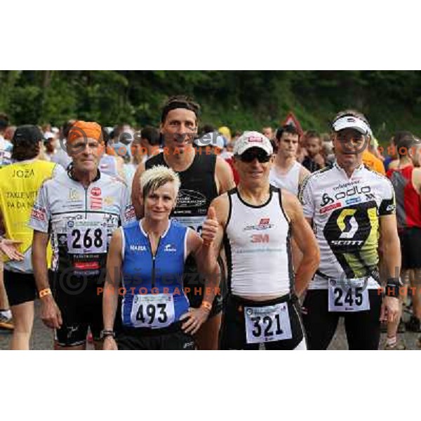 400 runners from 21 countries took part at 8th World Long Distance Mountain Running Challenge in Slovenia on June 18, 2011. Start in Petrovo Brdo, finish in Podbrdo, 37.5 km with total of 5300 meters of climbs and descents 