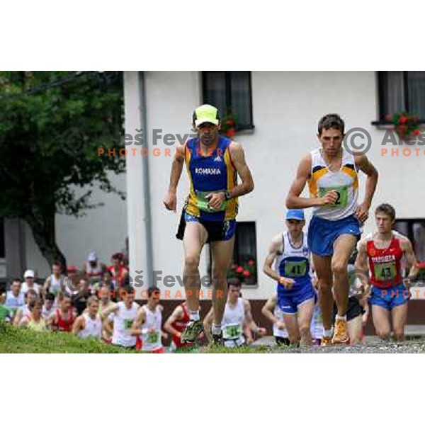 400 runners from 21 countries took part at 8th World Long Distance Mountain Running Challenge in Slovenia on June 18, 2011. Start in Petrovo Brdo, finish in Podbrdo, 37.5 km with total of 5300 meters of climbs and descents 
