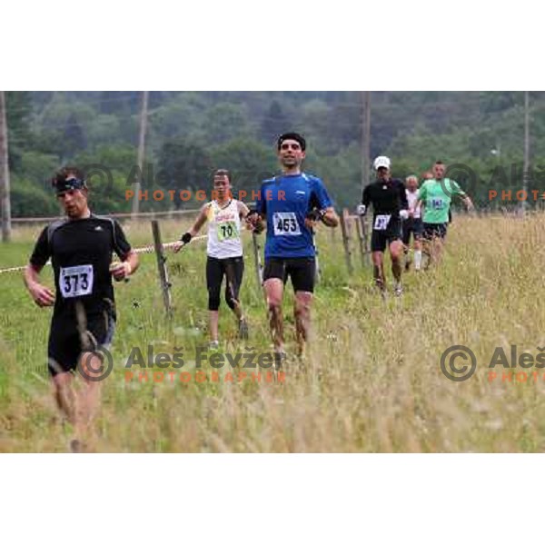 400 runners from 21 countries took part at 8th World Long Distance Mountain Running Challenge in Slovenia on June 18, 2011. Start in Petrovo Brdo, finish in Podbrdo, 37.5 km with total of 5300 meters of climbs and descents 