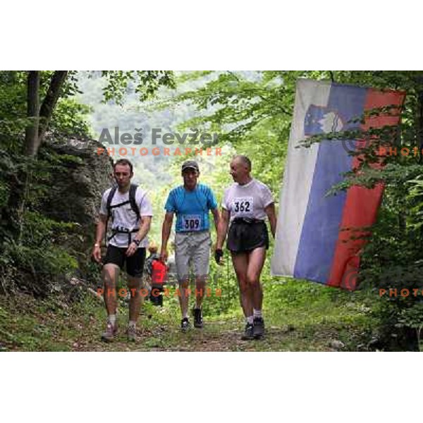 400 runners from 21 countries took part at 8th World Long Distance Mountain Running Challenge in Slovenia on June 18, 2011. Start in Petrovo Brdo, finish in Podbrdo, 37.5 km with total of 5300 meters of climbs and descents 