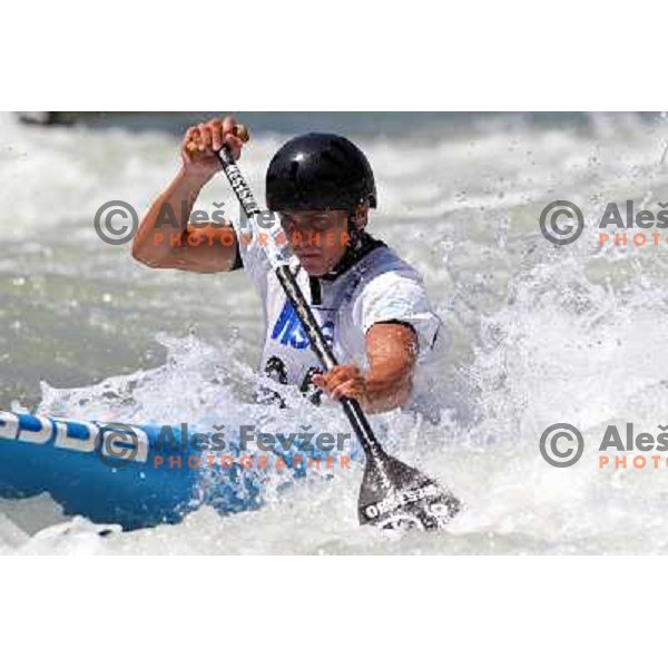 of Slovenia in action during ICF Canoe Slalom World Cup race SLOKA 2011 in Tacen, Ljubljana, Slovenia on June 25,2011 