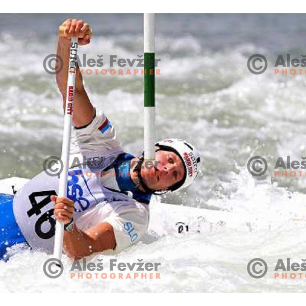 of Slovenia in action during ICF Canoe Slalom World Cup race SLOKA 2011 in Tacen, Ljubljana, Slovenia on June 25,2011 