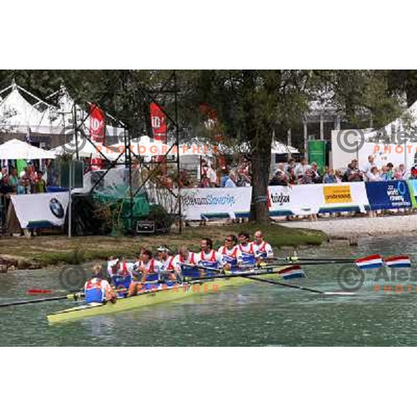 action during first day of competition at 2011 World Rowing Championships at Bled, Slovenia on August 28,2011 